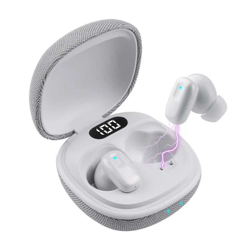 Ecouteurs Bluetooth avec Reduction de Bruit - Blanc