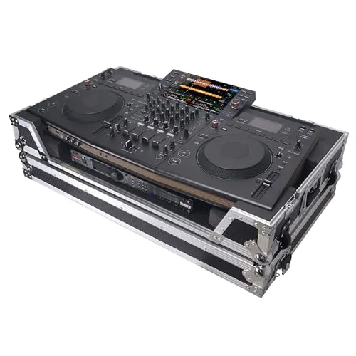 ProX ATA Flight-Style Road Case for Pioneer Opus Quad DJ Controller (Black and Silver)