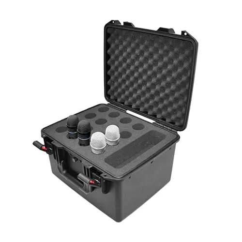 ProX UltronX Watertight Case for 16 Microphones