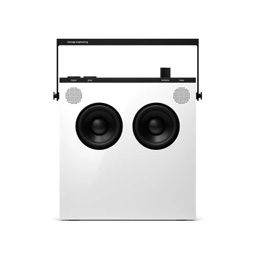 teenage engineering OB-4 Magic Radio, Recorder, and Speaker with Bluetooth (White)