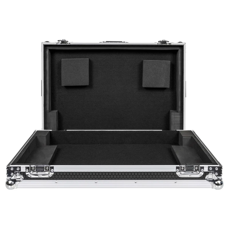 Headliner Low Profile Flight Case with Wheels, Compatible with XDJ-RX3, Black (HL10006)