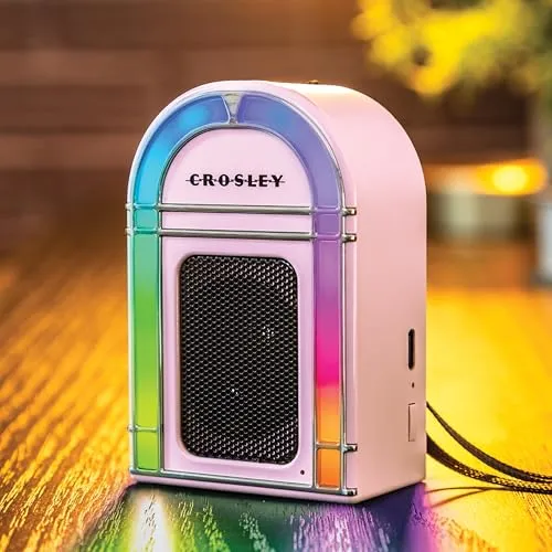 Crosley - Mini Jukebox Portable Bluetooth Speaker - Pink