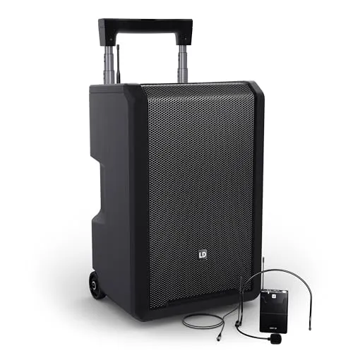 LD Systems ANNY 10 BPH Battery-Powered Bluetooth PA 10" Speaker with 1 Headset Microphone (B51: 512 to 542 MHz)