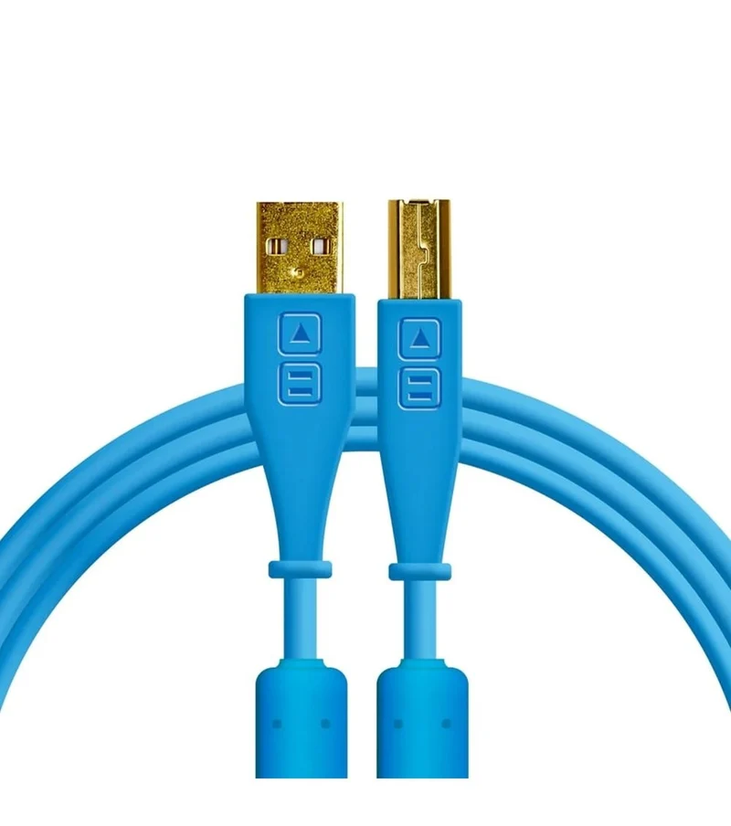 Chroma Cables: Audio Optimized USB Cables - Blue USB-A to USB-B