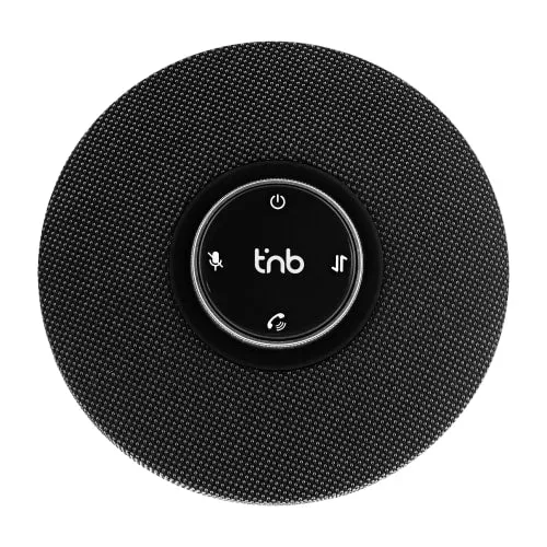 Enceinte de conférence Bluetooth et filaire USB-A/USB-C professionnel - noir