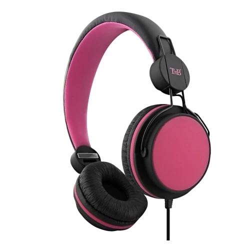 Casque filaire BE COLOR jack 3,5 mm rose