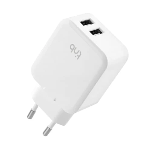 Chargeur secteur 2 USB 12W
