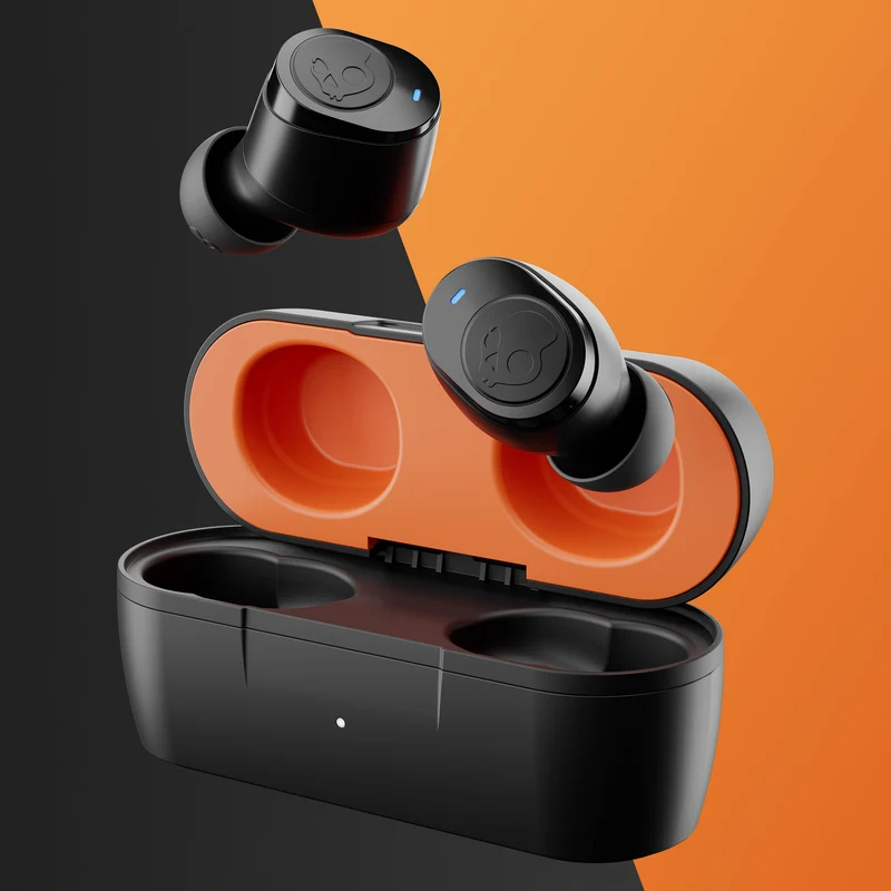 Skullcandy Jib True Wireless Earbuds - True Black/Orange
