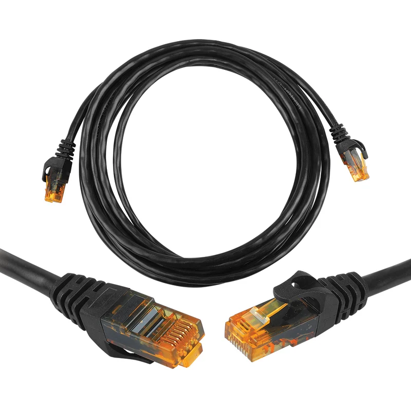 Câble réseau Cat6e UTP RJ-45 2m noir - LTC