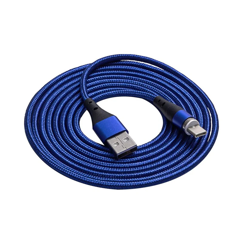 Câble USB Akyga AK-USB-43 USB-C/USB-C magnétique 2.0m