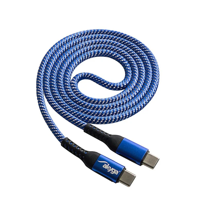 Câble USB Akyga AK-USB-37 USB-C vers USB-C 100W 1.0m