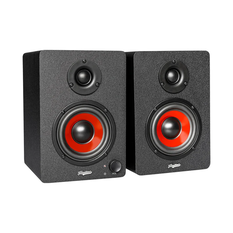 Headliner HD3 3.5'' Active Multimedia Reference Monitors, Limited Edition Black/Red, HL90002 (B-stock)