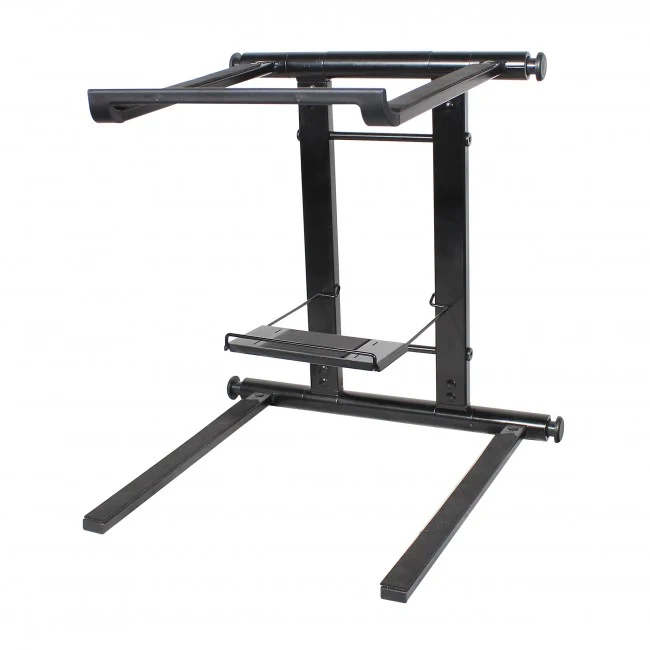 ProX Foldable Universal Laptop Stand with Utility Tray Black Finish