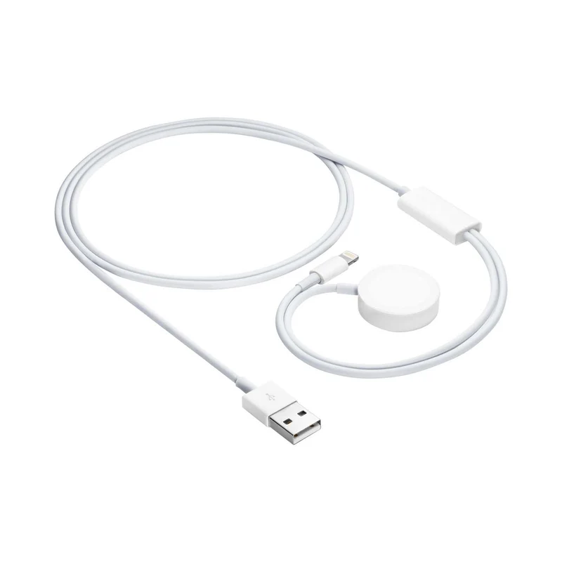 Câble de Chargement Apple Watch Ultra 2/Series 9/8/7/6/5/4/3/2/1 Lightning Akyga AK-SW-43 1m