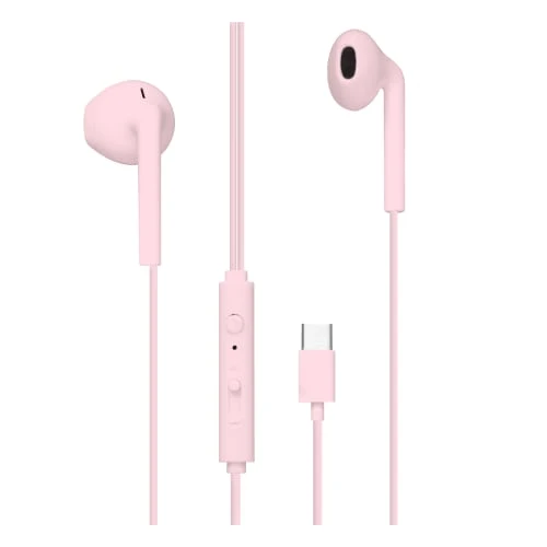 Ecouteurs filaires C-BUDS type-C rose