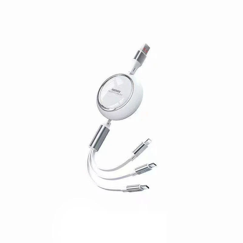 CABLE REMAX LINON SERIES 66W 3IN1 USB-C/MICRO/LIGHTNING RC-C029 WHITE