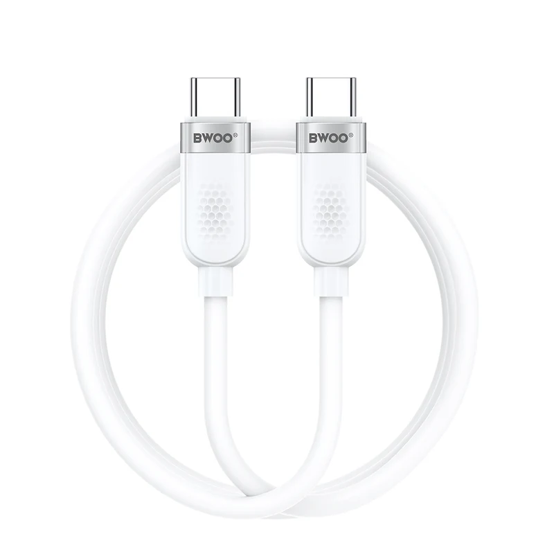 BWOO 65W cable USB-C - USB-C 1m white