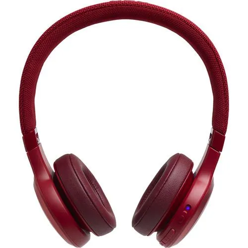 JBL LIVE 400BT Wireless On-Ear Headphones (Red)