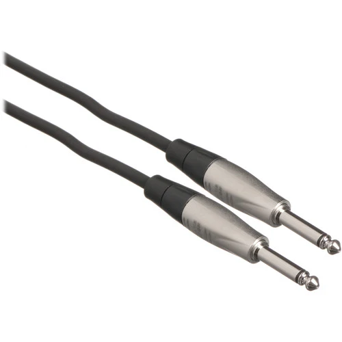 Hosa Technology Pro Unbalanced REAN 1/4" M to 1/4" M TS Cable - 10'