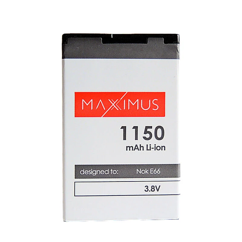 BATTERY MAXXIMUS NOKIA E66 1150mAh Li-ion BL-4U