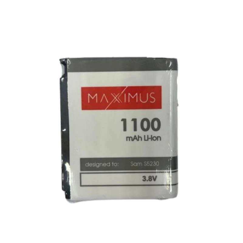 BATTERY MAXXINUS SAMSUNG S5230 1100mAh LI-ION