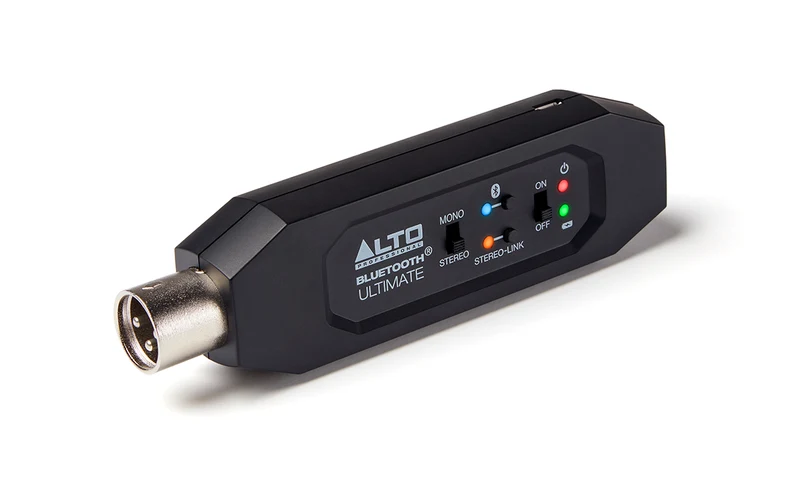 Alto Professional Bluetooth Ultimate - XLR Equipped Rechargeable Stereo Bluetooth Receiver For Mixing Desk / Audio Mixer Setups and Active PA systems (Open Box)