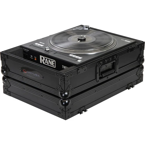 Odyssey Innovative Designs Black Label Rane Twelve Motorized Turntable DJ Battle Controller Case (All Black)