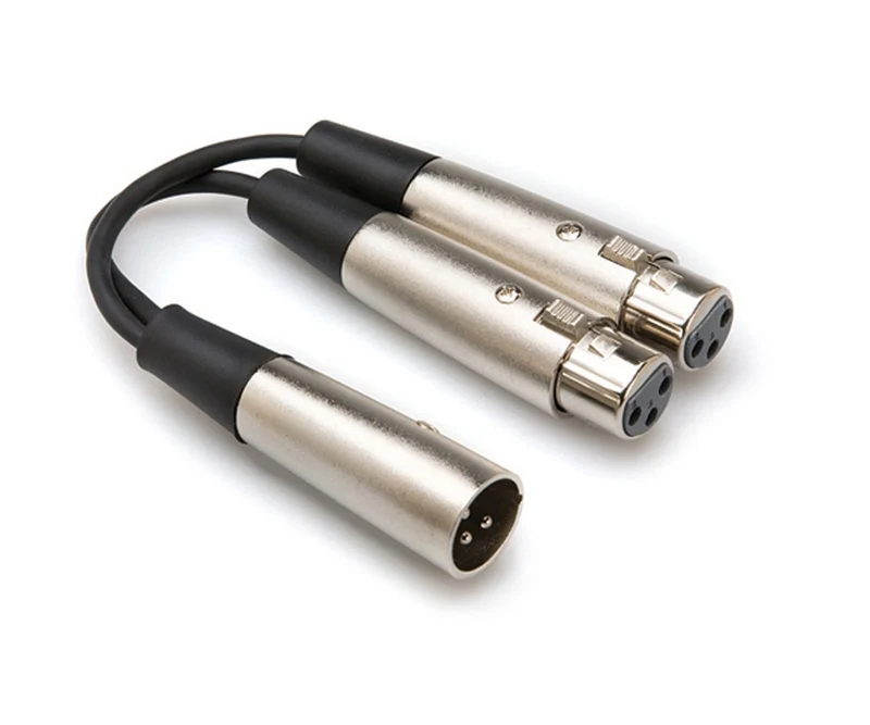Hosa Y Cable, Dual XLR3F to XLR3M