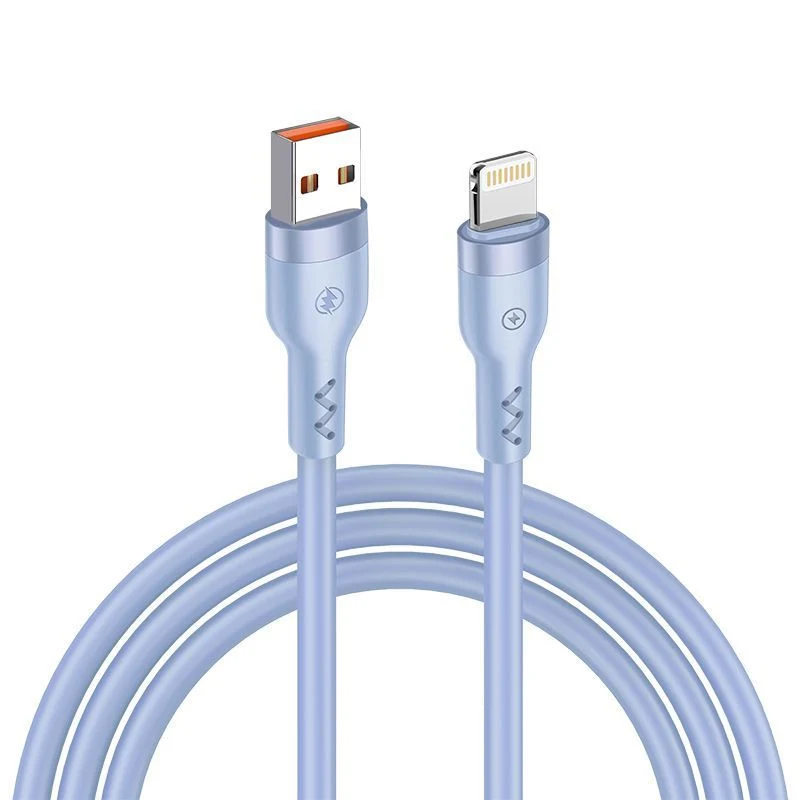 T-PHOX CABLE BOLD USB/LIGHTNING 3A SKY BLUE