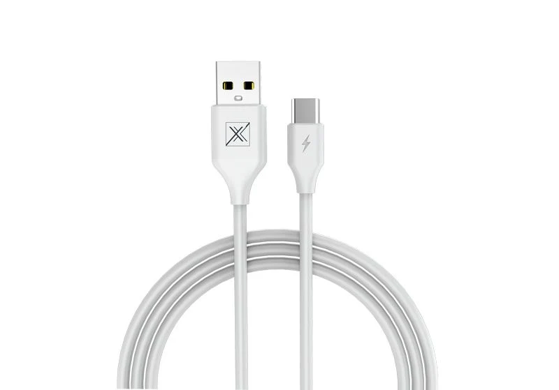 MX SET CABLE 2.4A/TYPE-C/1M WHITE