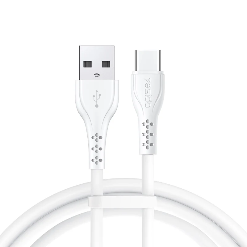 YESIDO CABLE CA71 18W USB/TYPE-C 1M 3A WHITE(20PCS)