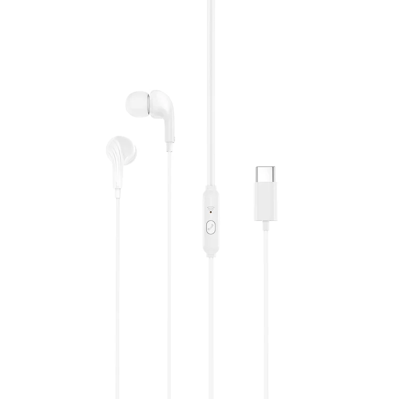 XO wired earphones EP82 USB-C white