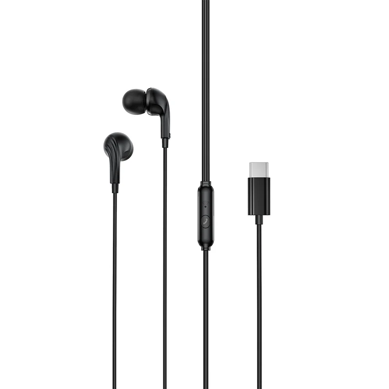 XO wired earphones EP82 USB-C black