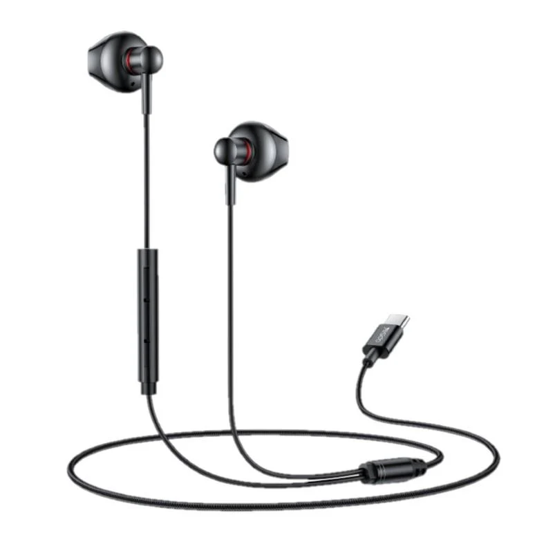 YESIDO EAR PHONES YH49 TYPE-C 120CM BLACK