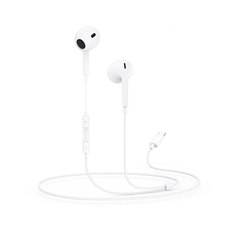 YESIDO EARPHONES YH38 TYPE-C 120CM WHITE