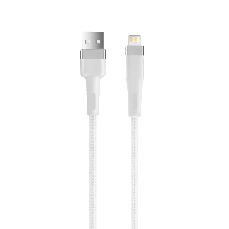 Setty USB - Lightning cable 1,2 m 2A KNA-L-1.220 white