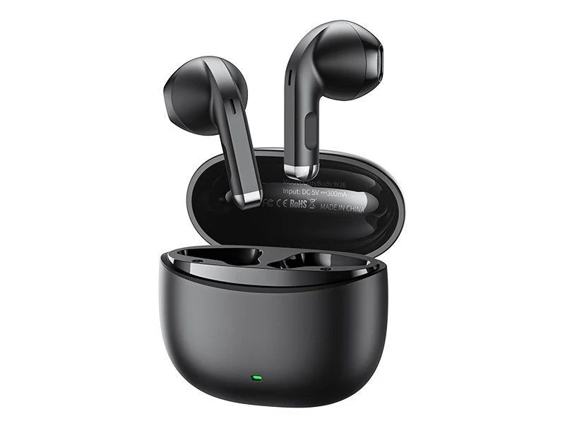 REMAX EARPHONES BLUETOOTH TWS W26 BLACK