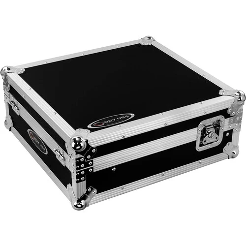 Odyssey Flight Zone Glide Style Flight Case for Pioneer DJM-A9 Mixer (Silver on Black) (Open Box)