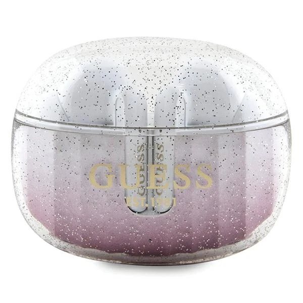 Guess Bluetooth earphones GUTWSHDGKEEP TWS GLITTER GRADIENT pink