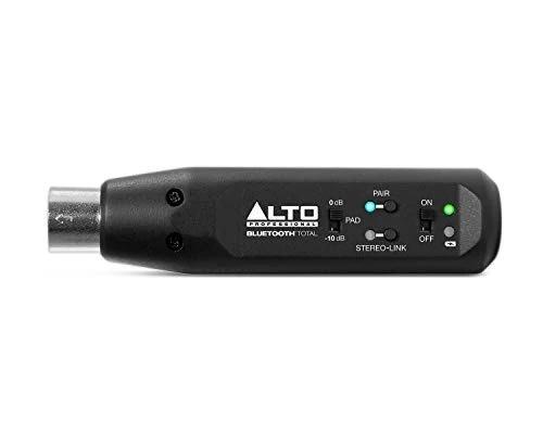 Alto Professional Bluetooth Total | Professional XLR Equipped Rechargeable Bluetooth Receiver For Mixers and PA Systems