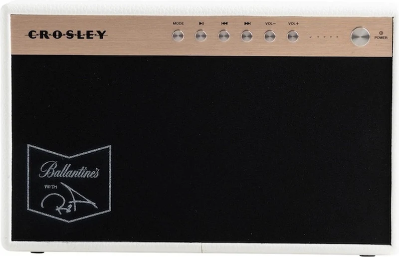 Crosley CR3112A-BA2 Ballantine's with RZA | Limited Edition Montero Bluetooth speaker - White