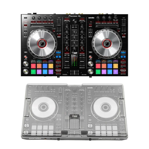 Pioneer DJ DDJ-SR2 Portable 2-Channel Controller for Serato DJ+ Decksaver Dust Cover