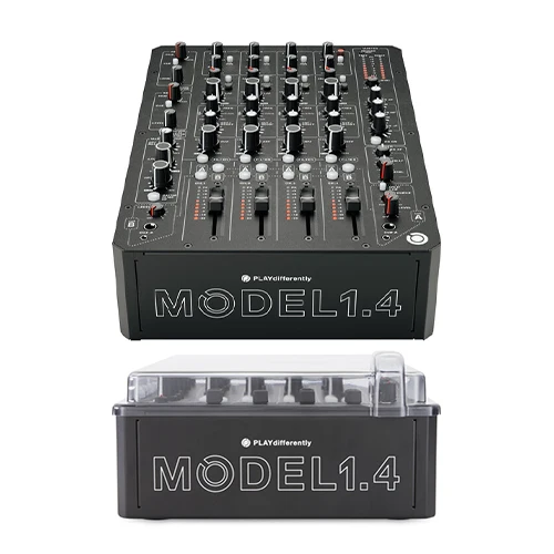 PLAYdifferently MODEL 1.4 DJ Mixer + Decksaver Dust Cover