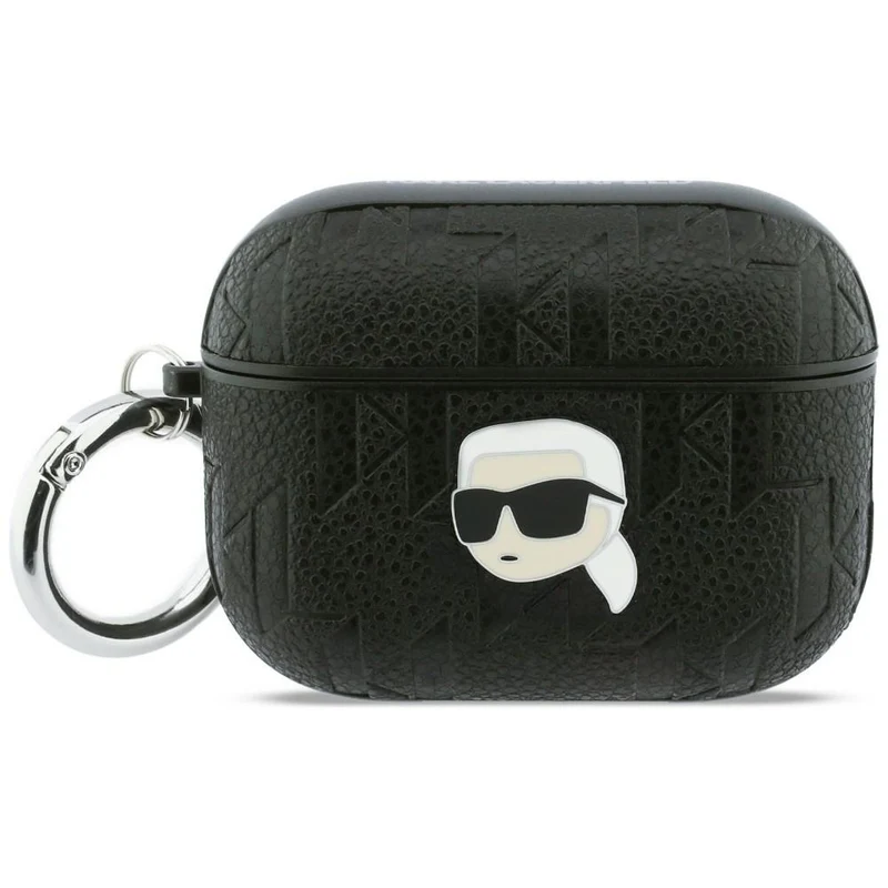 Karl Lagerfeld Monogram Karl Head for AirPods Pro 3 black