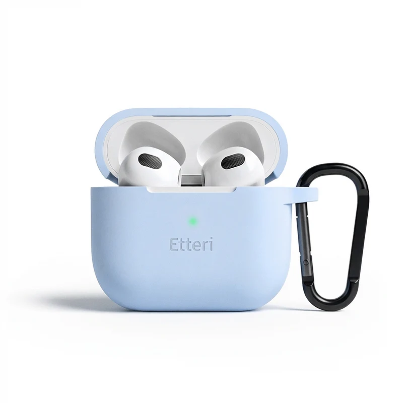 Etteri silicone case for AirPods 3 light blue