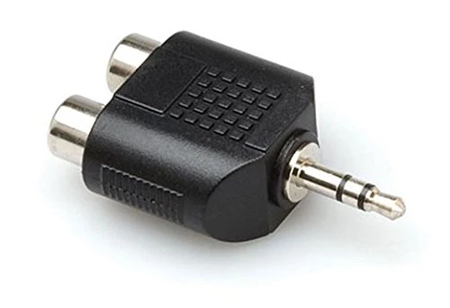 Hosa GRM-193 Dual RCA to 3.5 mm TRS Adaptor