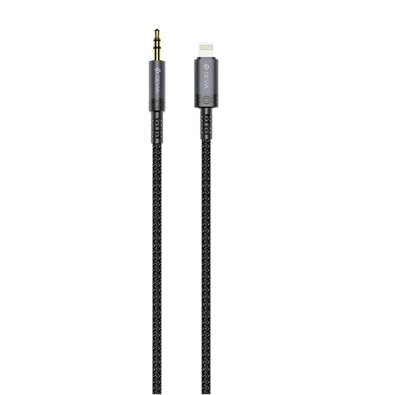 Câble audio Devia Ipure EC619 Lightning jack 3,5mm 1m noir
