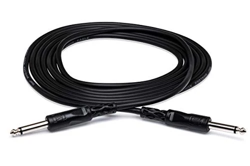 Hosa CPP-105 1/4 TS to 1/4 TS Unbalanced Interconnect Cable, 5 Feet (Open Box)