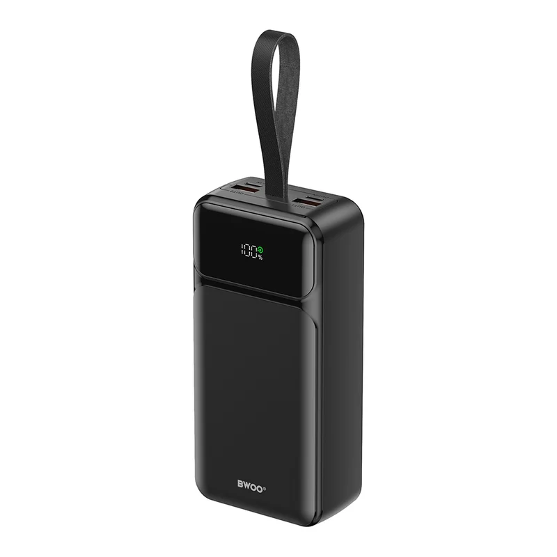 Chargeur BWOO 65W banque d'énergie 30000 mAh USB-A USB-C