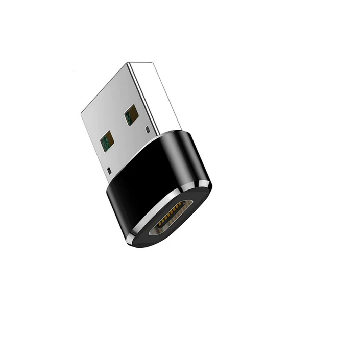 Adaptateur USB-C vers USB Micro noir en vrac